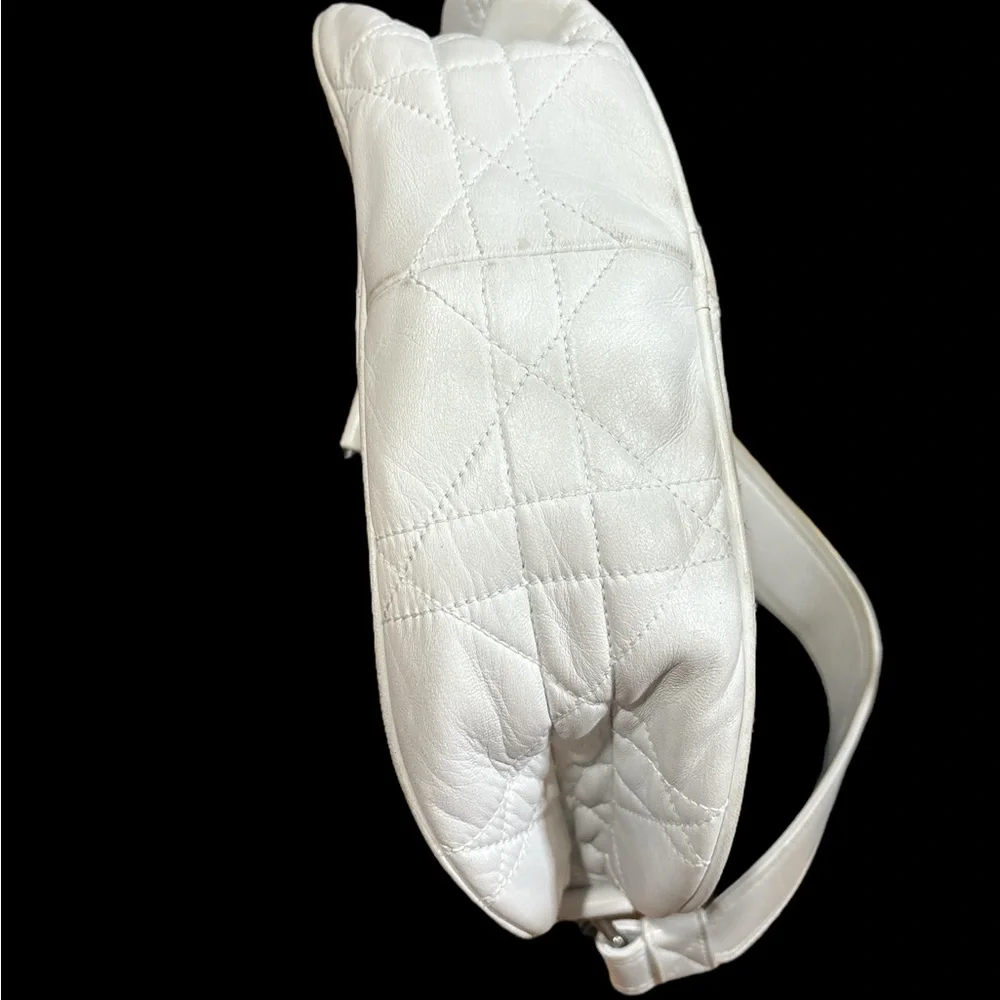 Christian Dior Quilted Single Flap Shoulder Bag – Vintage 2003, Made in Italy - Picture 13 of 16